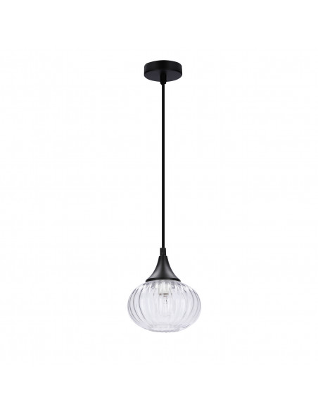 CANDELLUX LAMPA WISZĄCA EXETER  145mm 1 CZARNY 50101275