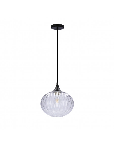 CANDELLUX LAMPA WISZĄCA EXETER 240mm 1 CZARNY 50101276