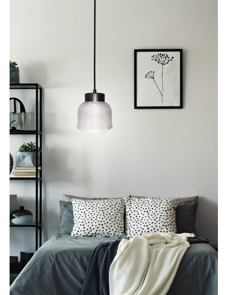 CANDELLUX LAMPA WISZĄCA LIVERPOOL I 1 CZARNY 90x14,5x0 50101285