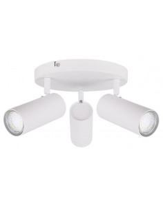 CANDELLUX Colly lampa sufitowa biały 3x15w gu10 klosz biały 98-01627