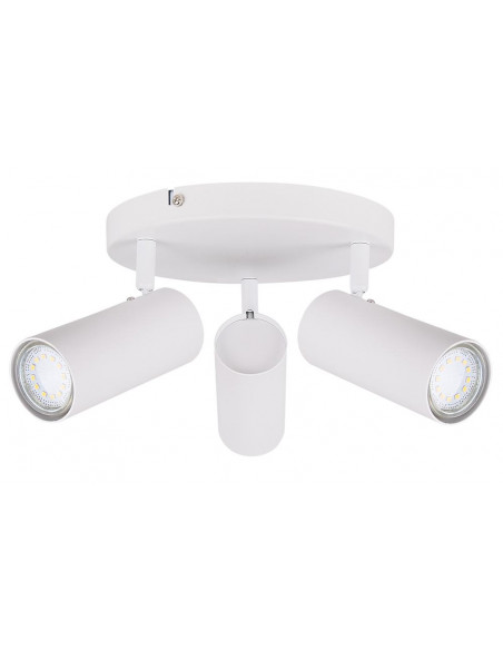 CANDELLUX Colly lampa sufitowa biały 3x15w gu10 klosz biały 98-01627