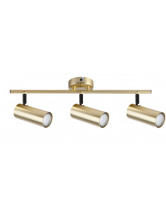 CANDELLUX Colly lampa sufitowa mosiądz 3x15w gu10 klosz mosiądz 93-01733