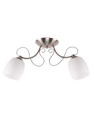CANDELLUX AMBA LAMPA SUFITOWA 2X40W E27 BIAŁ 32-78698