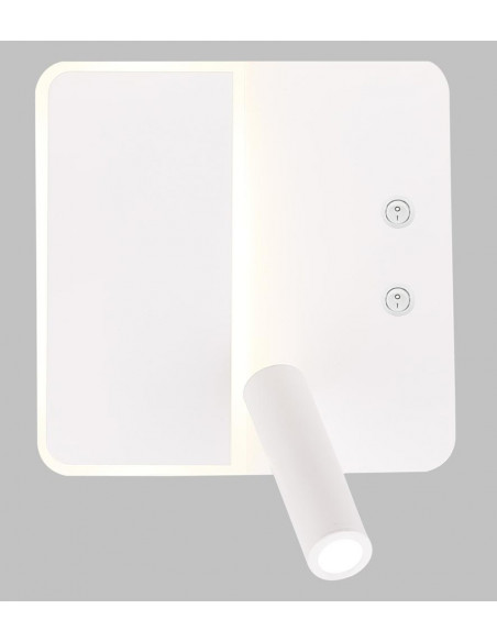 CANDELLUX ALMA LAMPA KINKIET 6W+3W LED BIAŁY 22-75994