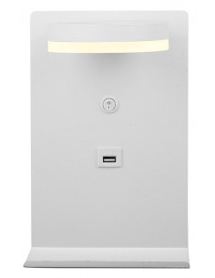 CANDELLUX COMPACT LAMPA KINKIET 4W LED BIAŁY + ŁADOWARKA USB 21-76052