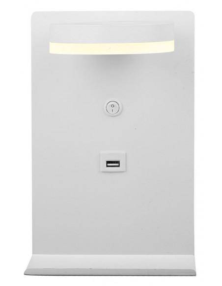 CANDELLUX COMPACT LAMPA KINKIET 4W LED BIAŁY + ŁADOWARKA USB 21-76052