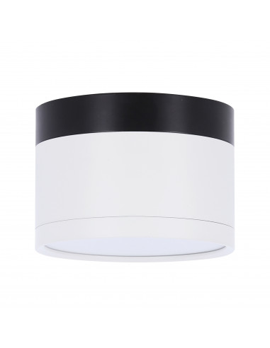 CANDELLUX LAMPA SUFITOWA TUBA 9W LED 4000K BIAŁY+CZARNY ŚR. 8,8 CM 2273631