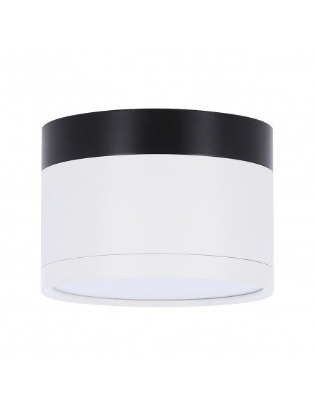 CANDELLUX LAMPA SUFITOWA TUBA 9W LED 4000K BIAŁY+CZARNY ŚR. 8,8 CM 2273631