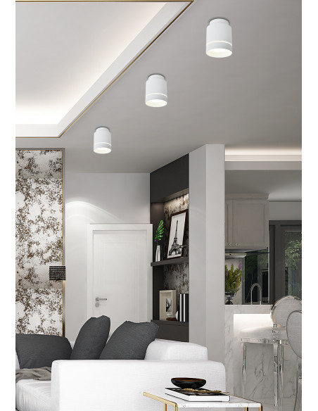 CANDELLUX LAMPA SUFITOWA TUBA 12W LED 7,9/10,2 BIAŁY 4000K 2275918