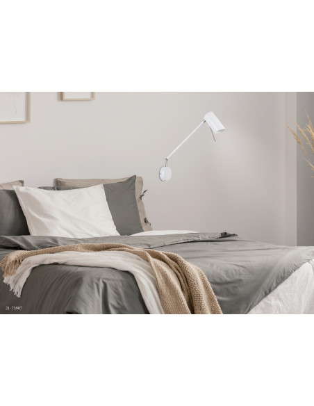 CANDELLUX MILLY KINKIET 1X40W GU10 BIAŁY MATOWY 21-73907