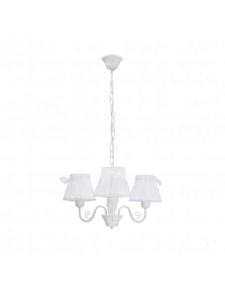 CANDELLUX ZEFIR LAMPA WISZĄCA 3X40W E27 BIAŁY 33-73792