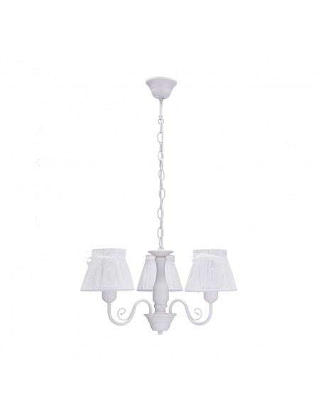 CANDELLUX ZEFIR LAMPA WISZĄCA 3X40W E27 BIAŁY 33-73792