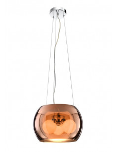 CANDELLUX GEMO LAMPA WISZĄCA 30 3X40W G9 SZKLANY ZŁOTY 31-25104