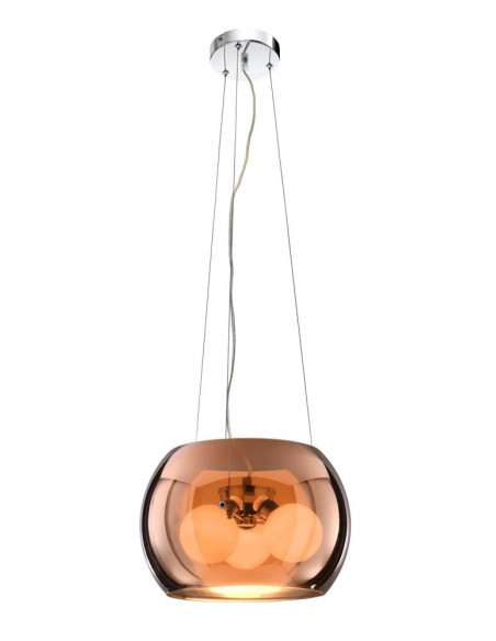 CANDELLUX GEMO LAMPA WISZĄCA 30 3X40W G9 SZKLANY ZŁOTY 31-25104