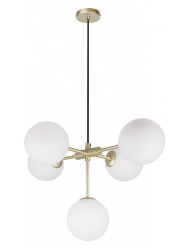 CANDELLUX Mati zwis 5x28w g9 mosiądz 35-73778