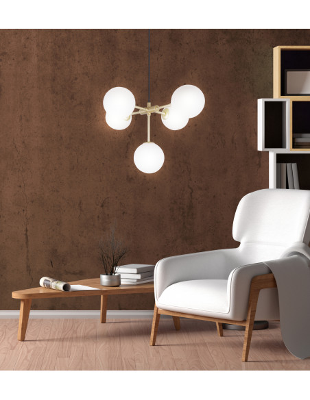 CANDELLUX Mati zwis 5x28w g9 mosiądz 35-73778