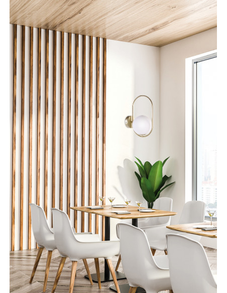 CANDELLUX CORDEL KINKIET 1X28W G9 RING MOSIĄDZ 21-73440
