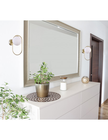 CANDELLUX CORDEL KINKIET 1X28W G9 RING MOSIĄDZ 21-73440