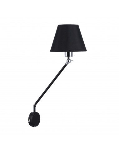 CANDELLUX FILLY KINKIET 1X40W E27 CZARNY MATOWY 21-73891