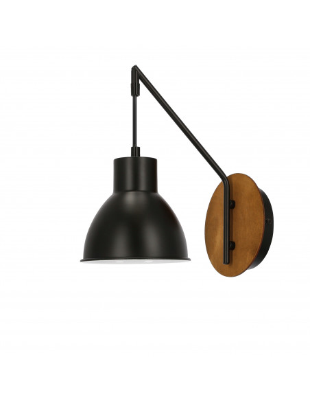CANDELLUX VARIO LAMPA KINKIET 1X60W E27 CZARNY 21-73495