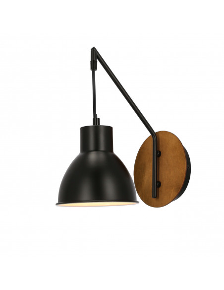 CANDELLUX VARIO LAMPA KINKIET 1X60W E27 CZARNY 21-73495