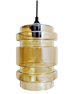 CANDELLUX LAMPA WISZĄCA DECORADO 18 1X60W E27 KLOSZ BURSZTYNOWY 31-36643-Z