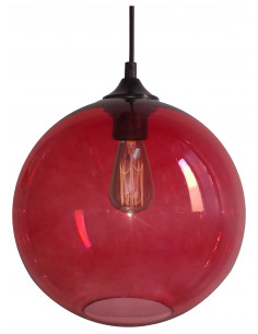 CANDELLUX LAMPA WISZĄCA EDISON 25 1X60W E27 CZERWONY 31-21410-Z
