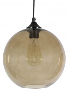 CANDELLUX LAMPA WISZĄCA EDISON 25 1X60W E27 BRĄZOWY 31-28259-Z