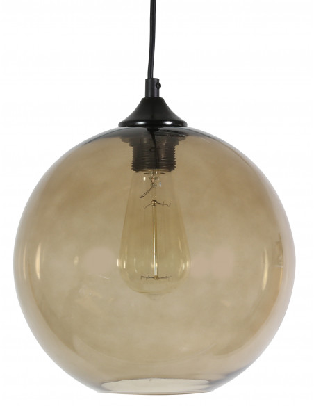 CANDELLUX LAMPA WISZĄCA EDISON 25 1X60W E27 BRĄZOWY 31-28259-Z