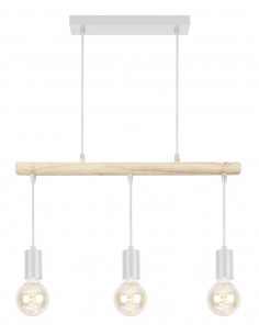 CANDELLUX IZZY LAMPA WISZĄCA 3X60W E27 BIAŁY 33-78070