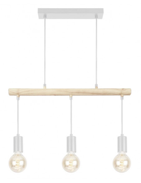 CANDELLUX IZZY LAMPA WISZĄCA 3X60W E27 BIAŁY 33-78070