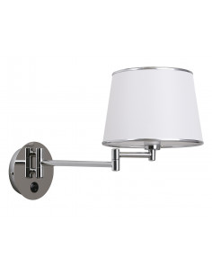 CANDELLUX LAWA LAMPA KINKIET 1X40W E14 CHROM 21-06066
