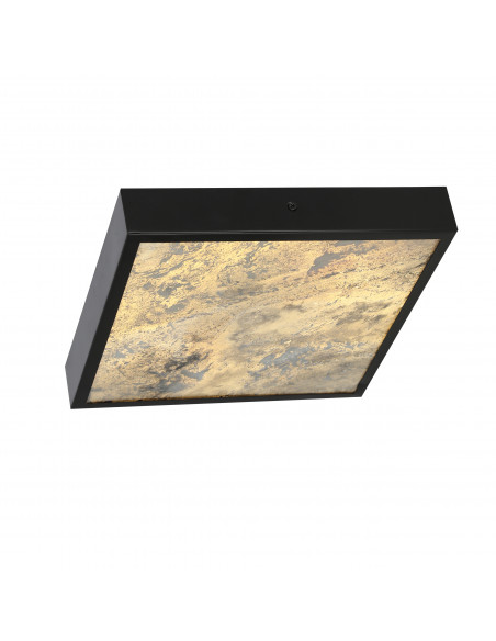 CANDELLUX LUXAN LAMPA SUFITOWA CZARNY 28W LED 4000K LED FORNIR S.WHITE 10-06691