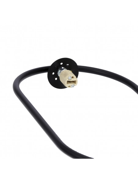 CANDELLUX Cordel zwis 1x28w g9 czarny 31-10148