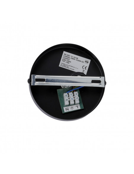 CANDELLUX Cordel zwis 1x28w g9 czarny 31-10148