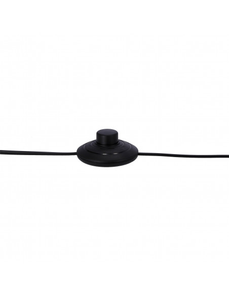 CANDELLUX Prima gold lampa podłogowa złoty satynowy 1x60w e27 abażur czarny 51-09258