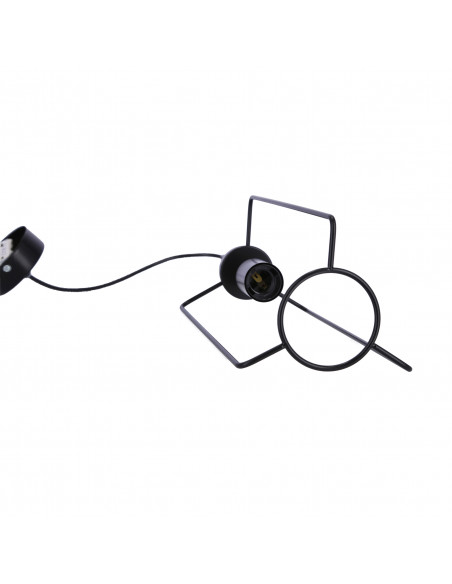 CANDELLUX CORD LAMPA WISZĄCA CZARNY 1X40W E27 31-10209
