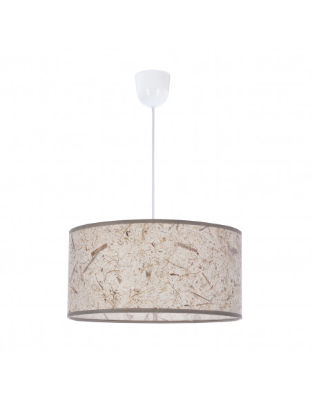 CANDELLUX Papirus lampa wisząca 1x60w e27 abażur beżowy 31-17956