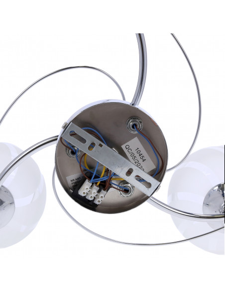 CANDELLUX Prego lampa sufitowa chromowy 3x40w e27 klosz bezbarwny 33-09456