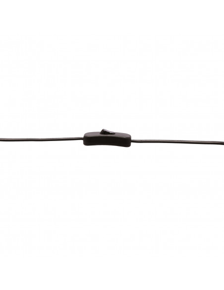 CANDELLUX Spiega lampa stołowa czarny+mosiężny 1x60w e27 klosz dymiony 41-09531