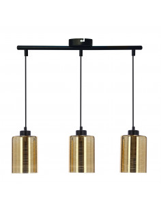 CANDELLUX Cox zwis 3x60w e27 złoty 33-59369