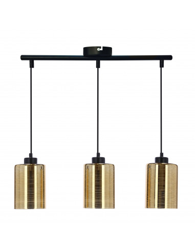 CANDELLUX Cox zwis 3x60w e27 złoty 33-59369