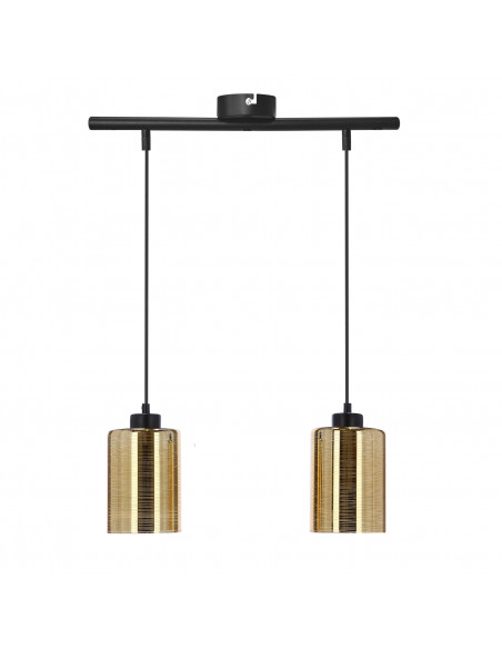 CANDELLUX Cox zwis 2x60w e27 złoty 32-59352