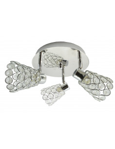 CANDELLUX GLOSSY PLAFON 3X40W G9 CHROM 98-00491