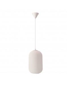 CANDELLUX CRESTO lampa wisząca biały 1x40W E27 klosz biały 31-35462
