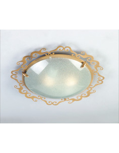 CANDELLUX CASABLANCA PLAFON 2X60W E27 38 CM PATYNA KOŁO 10-39074