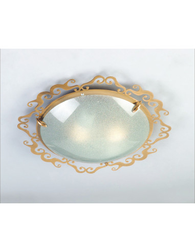 CANDELLUX CASABLANCA PLAFON 2X60W E27 38 CM PATYNA KOŁO 10-39074
