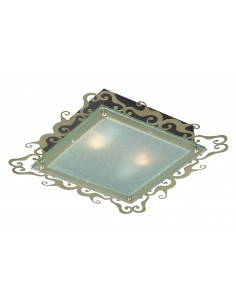 CANDELLUX CASABLANCA PLAFON 2X60W E27 38 CM PATYNA KWADRAT 10-39081