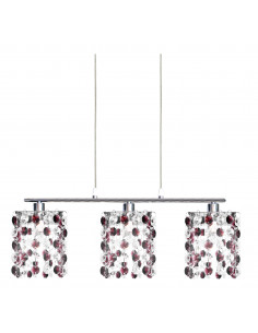CANDELLUX CLASSIC ZWIS 3X40W G9 BURGUND 33-97012