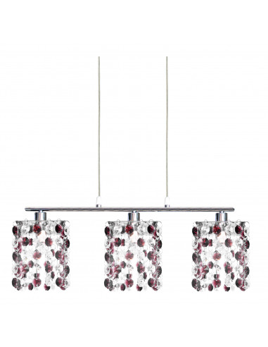 CANDELLUX CLASSIC ZWIS 3X40W G9 BURGUND 33-97012